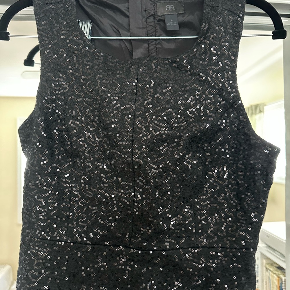 Banana Republic Black Sequin Top
